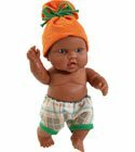 poupee mini b�b� gar�on m�tis orange