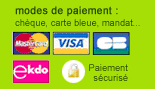 Pour plus d'information sur nos moyens de paiements...